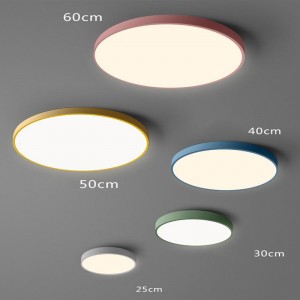 Faoi stiúir Nua-Aicrileach Alloy Babhta 5cm Super Thin stiúir Lamp.LED Light.Ceiling Lights.LED Lampa Uasteorainn Do Seomraí Leapa Foyer